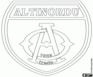 Altınordu FK rozeti boyama
