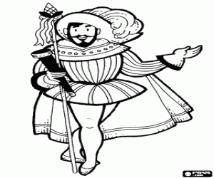 Amiral teleskop ve mızrak ile boyama