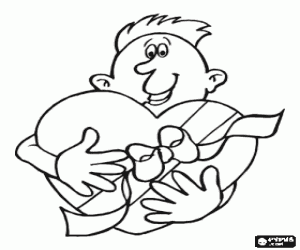 Annenin kalp kutu boyama