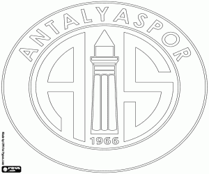 Antalyaspor logosu boyama
