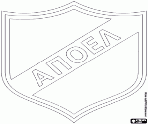 APOEL Nicosia amblemi boyama