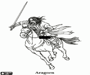 Aragorn, Yüzüklerin Efendisi boyama