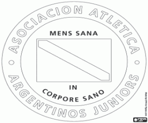 Argentinos Juniors logosu boyama