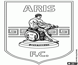 Aris Selanik FK logosu boyama