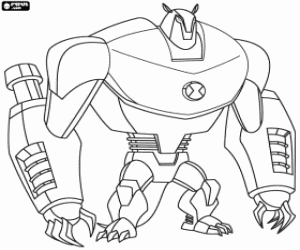 Armodrillo, Ben 10 Ultimate Alien boyama