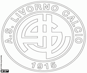AS Livorno Calcio logosu boyama