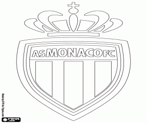 AS Monaco FC amblemi boyama