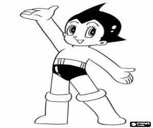 AstroBoy, süper robot boyama