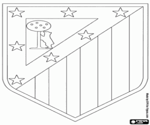 Atlético de Madrid kalkan boyama