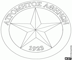 Atromitos FC Madalyası boyama