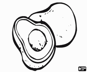 Avokado meyve boyama