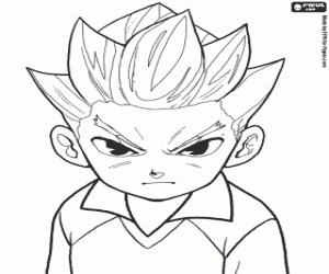 Axel Blaze, Inazuma Eleven boyama