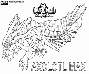 Axolotl Max, Invizimals Shadow Zone boyama