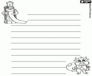 Aziz Nikola Noel mektubu boyama