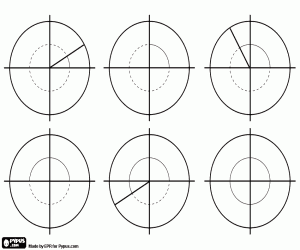 Açıları 6 tip şemaları boyama
