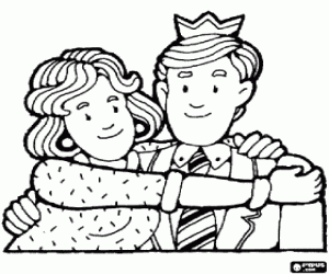 Baba ile taç boyama