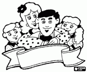 Babalar günü için tebrik boyama