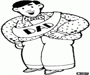 Babamla kutlama kanat boyama