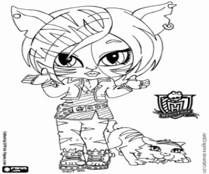 Baby Toralei, Baby Monster High boyama