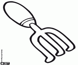 Bahçede çalışmak için küçük bir komisyon boyama