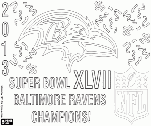 Baltimore Ravens, Super Bowl 2013 boyama