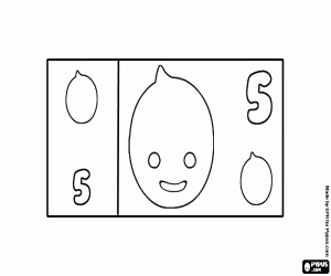 Banknot 5, en küçük boyama