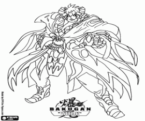 Barodius, Bakugan karakter boyama