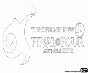 Basketbol Euroleague Istanbul 2012 boyama