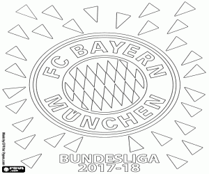 Bayern Münih, Bundesliga 2017-2018 boyama
