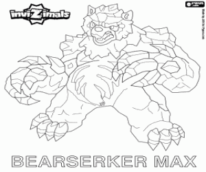 Bearserker Max, Invizimals boyama