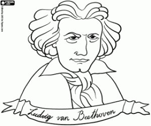 Beethoven büstü boyama