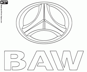 Beijing Automobile Works logo boyama