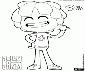 Bello, daha fazla merak ile çocuk boyama