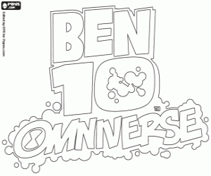 Ben 10 Omniverse logo boyama