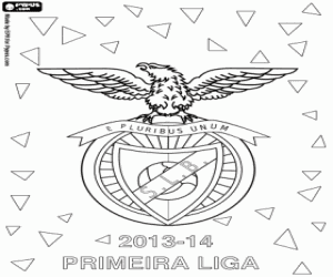 Benfica Lisbon, şampiyon 2013-2014 boyama