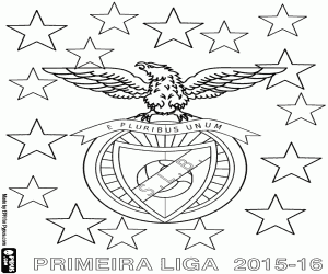 Benfica Lisbon, şampiyon 2015-2016 boyama
