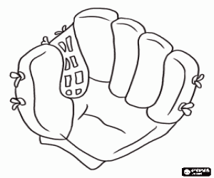 Beyzbol eldiveni boyama