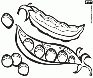 Bezelye ve bezelye boyama