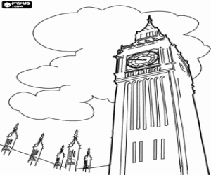 Big Ben Londra Kulesi boyama
