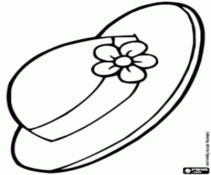 Bir çiçek şapka boyama