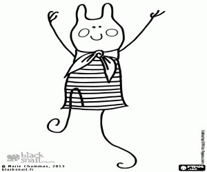 Blackie, kahramanı boyama