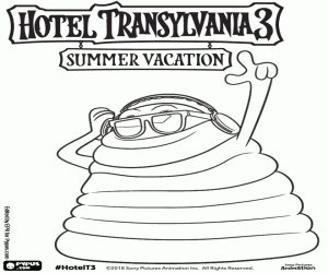 Blobby, jelatinimsi bir canavar boyama