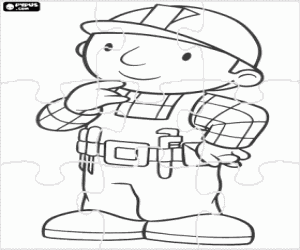Bob the Builder yapboz boyama