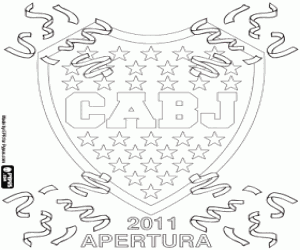 Boca Juniors, şampiyonu 2011 boyama