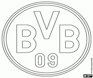 Borussia Dortmund amblem boyama