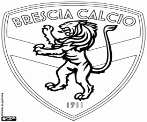 Brescia Calcio kalkan boyama
