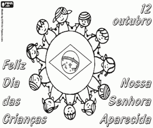 Brezilya'da çocuklara gün boyama