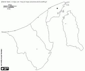 Brunei harita boyama