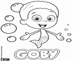 Bubble Guppies, Goby biri boyama