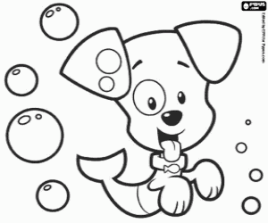 Bubble Puppy, köpek balığı yavrusu boyama